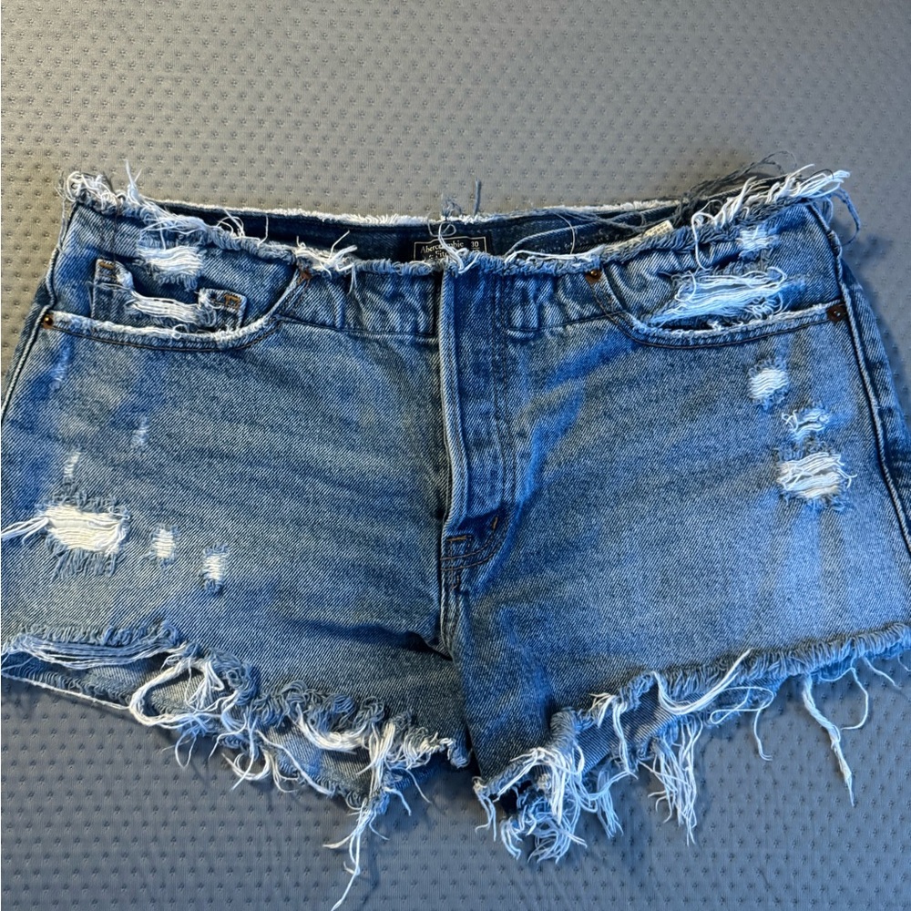 Abercrombie and Fitch Distressed Denim Women's Shorts
